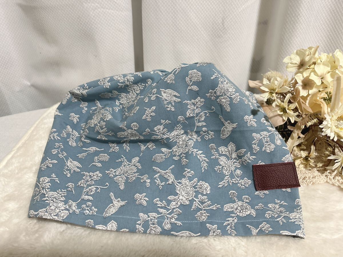 b700＊ハンドメイド＊花柄2＊医療用帽子＊ケア帽子＊おしゃれ外出用＊日よけ＊MLサイズ＊大人用＊女性用＊プレゼント用_画像7