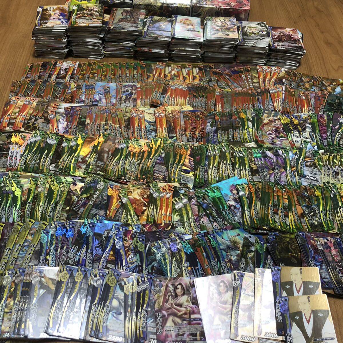 戦国大戦　tcg カード　閉店店舗引き取り品　PT PR SR 大量あり　800枚以上あり_画像1