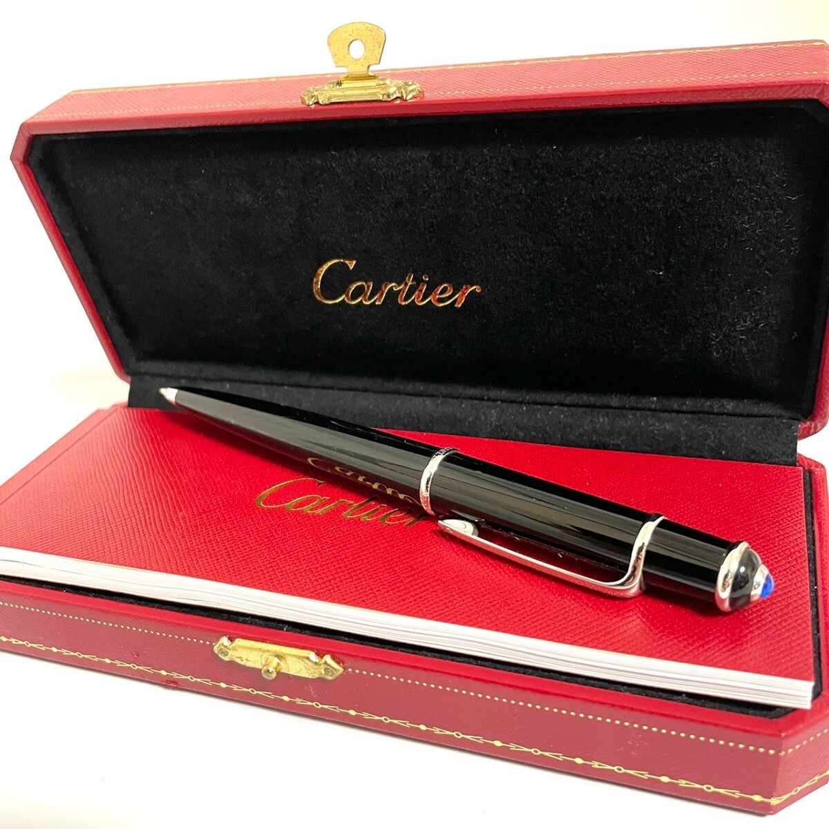 １円スタート カルティエ Cartier ディアボロ ドゥカルティエ　ツイスト式 ボールペン　筆記用具_画像2