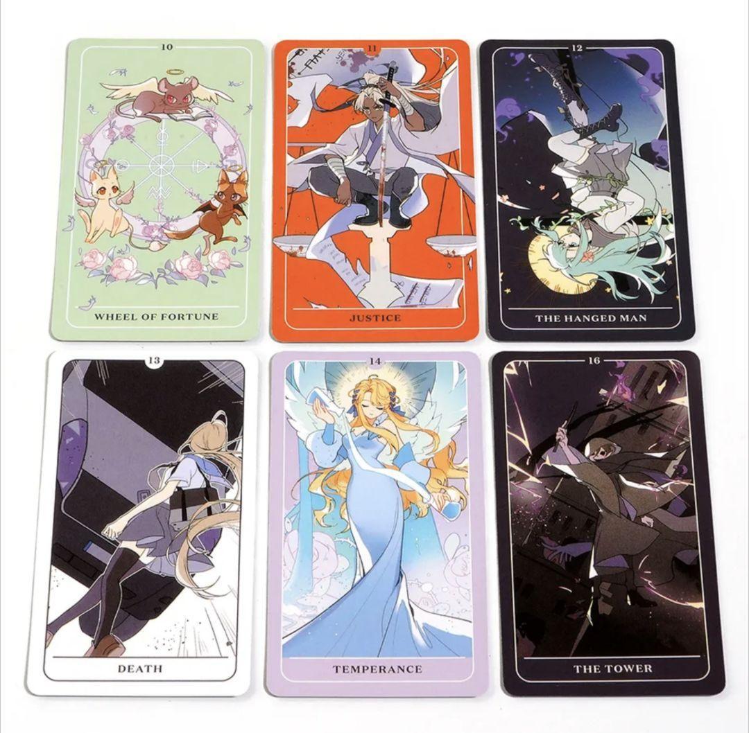 【新品未使用】アニメタロットカード　美麗なアニメデザインカード