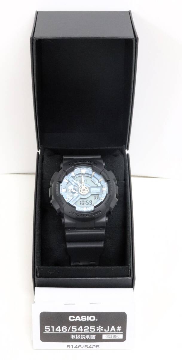 【未使用】2024 新発売 CASIO G-SHOCK カシオ アナログデジタル腕時計 GA-110CD-1A2JF 5146/5425 JA 腕時計 参考価格14900◎5749-2