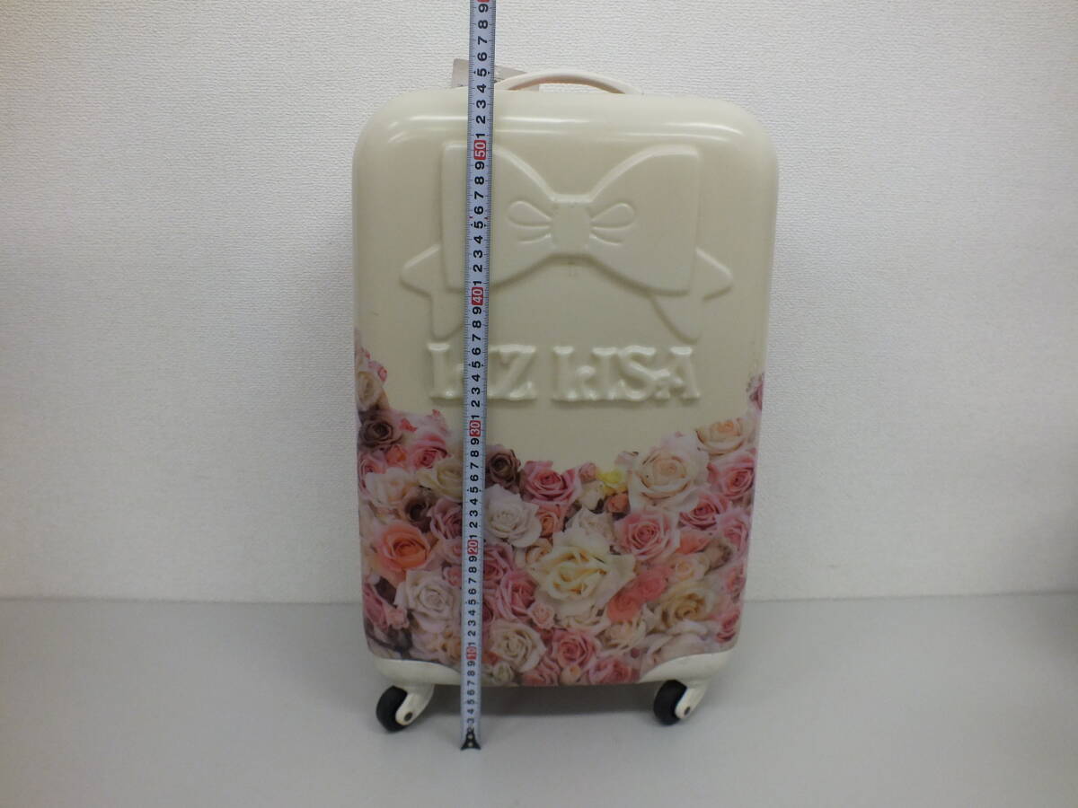 LIZ LISA リズリサ キャリーケース スーツケース 薔薇 バラ ローズ ロゴ 激安1円スタート_画像9