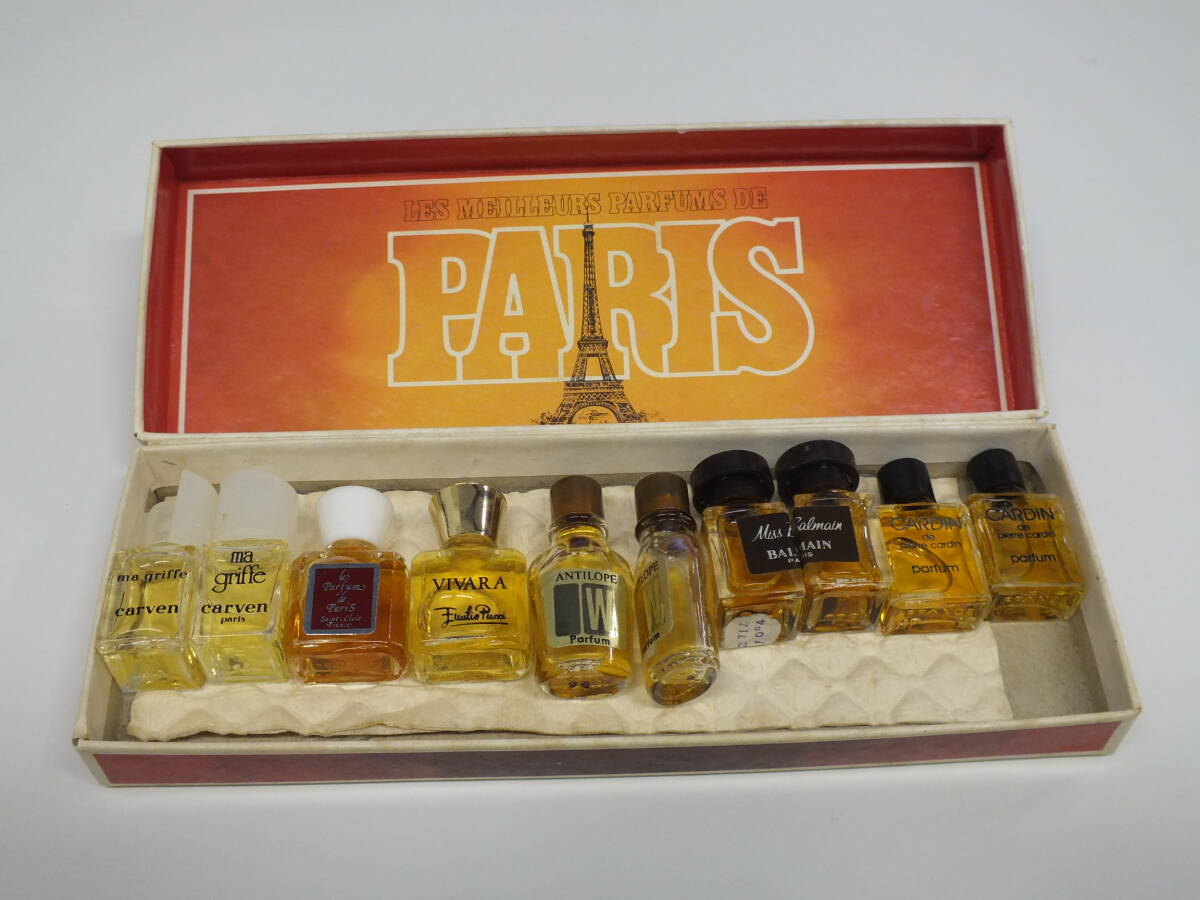 LES MEILLEURS PARFUMS DE PARIS 香水 ミニボトル セット ミニ香水 フレグランス 現状品 激安1円スタート_画像1