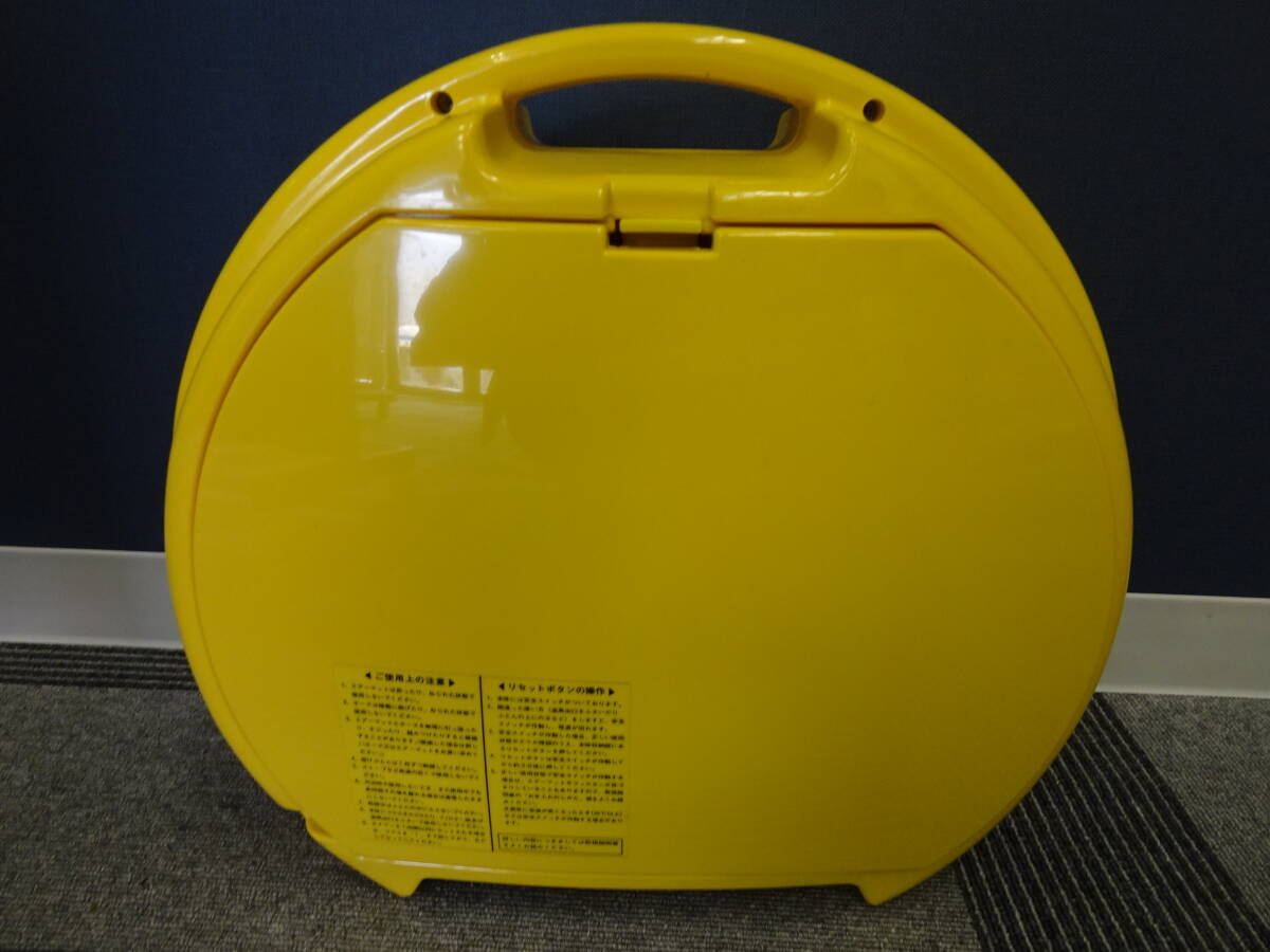 KOIZUMI 布団乾燥機 KFD660 ふとん乾燥機 イエロー 黄色 レトロポップ 昭和レトロ コイズミ 中古 動作確認済み 激安1円スタートの画像4