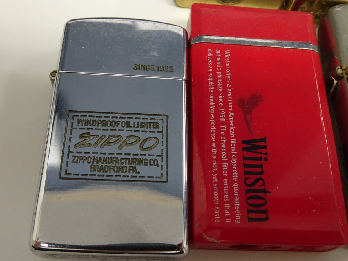 Zippo ジッポ ジッポー ライター まとめて GUAM Winston 現状品 ジャンク 激安1円スタート_画像3