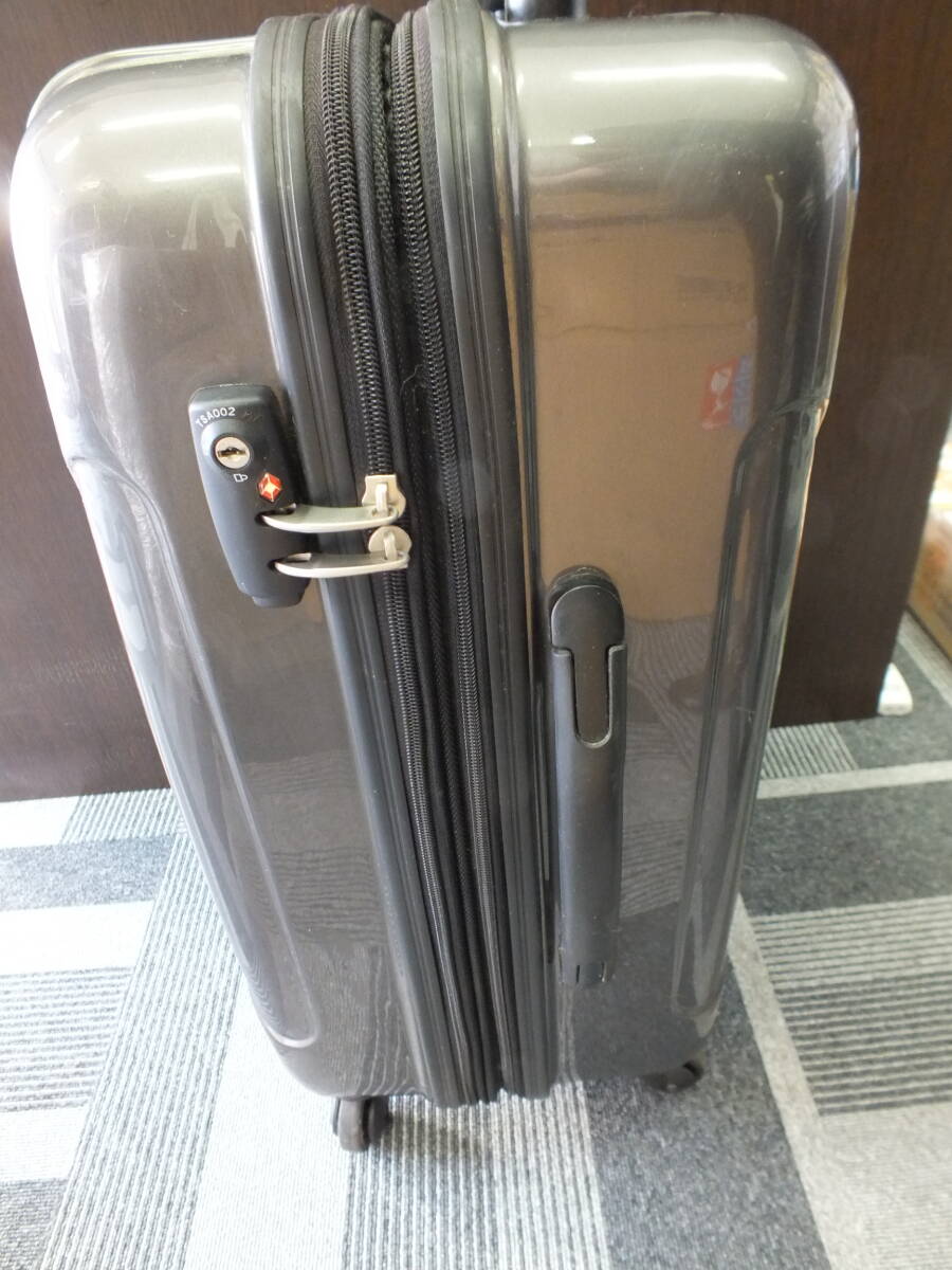 【中古】 スーツケース キャリーケース キャリーバッグ ブラック 黒系 激安1円スタート_画像5