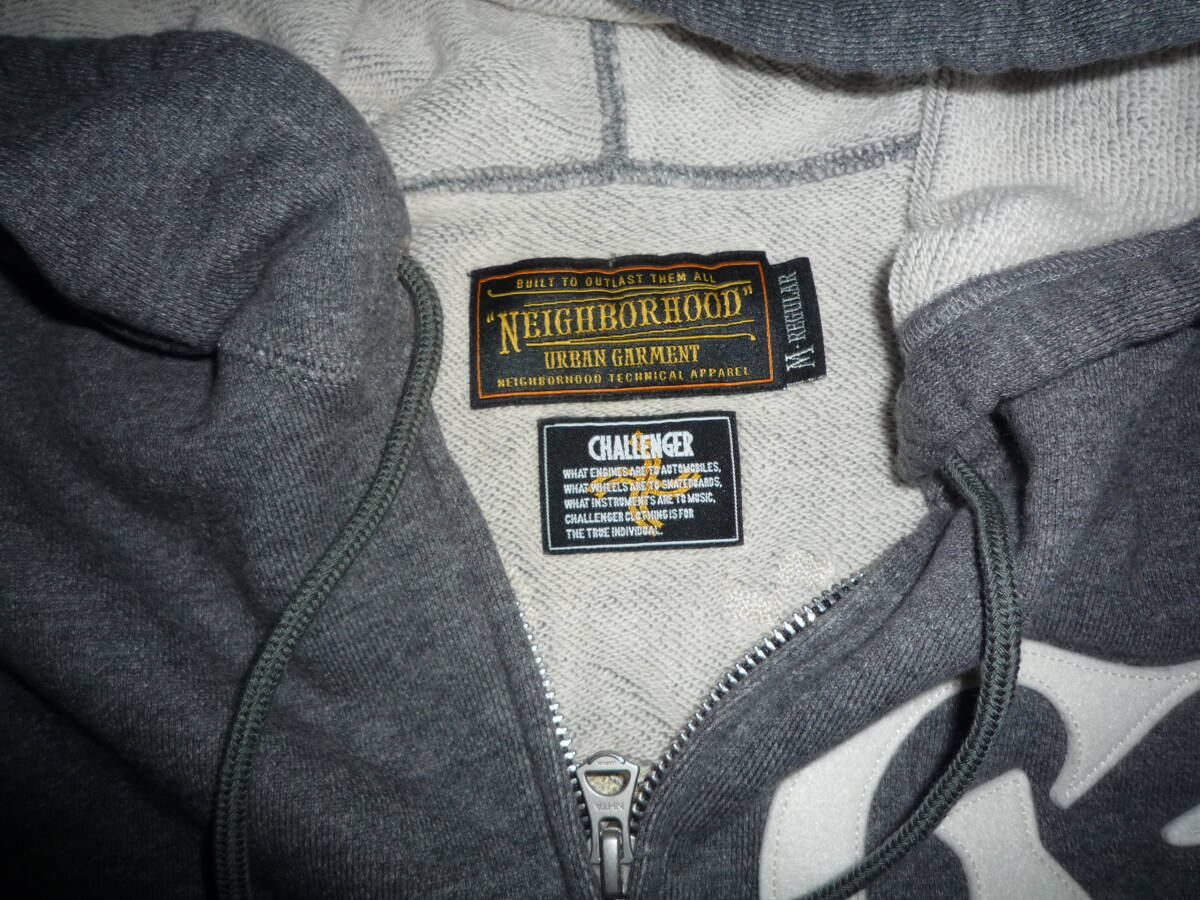 新品未使用　 NEIGHBORHOOD×CHALLENGER ZIP.HOODED Mサイズ　パーカー ネイバーフッド　チャレンジャー_画像5