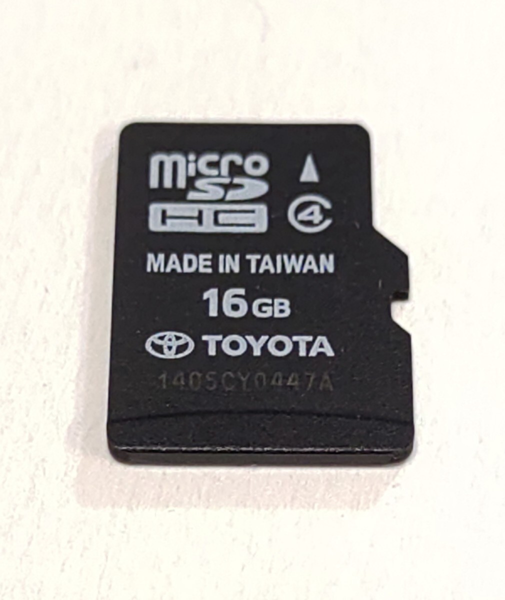 トヨタ純正ナビ NSZN-W64T 2014秋 地図データ microSD SDカード_画像1