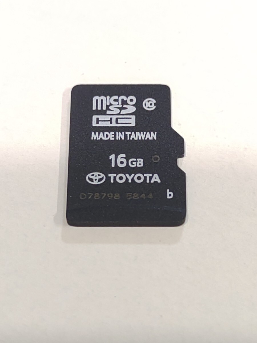 トヨタ純正ナビ NSZT-W66T 2017秋 地図データ microSD SDカード_画像1