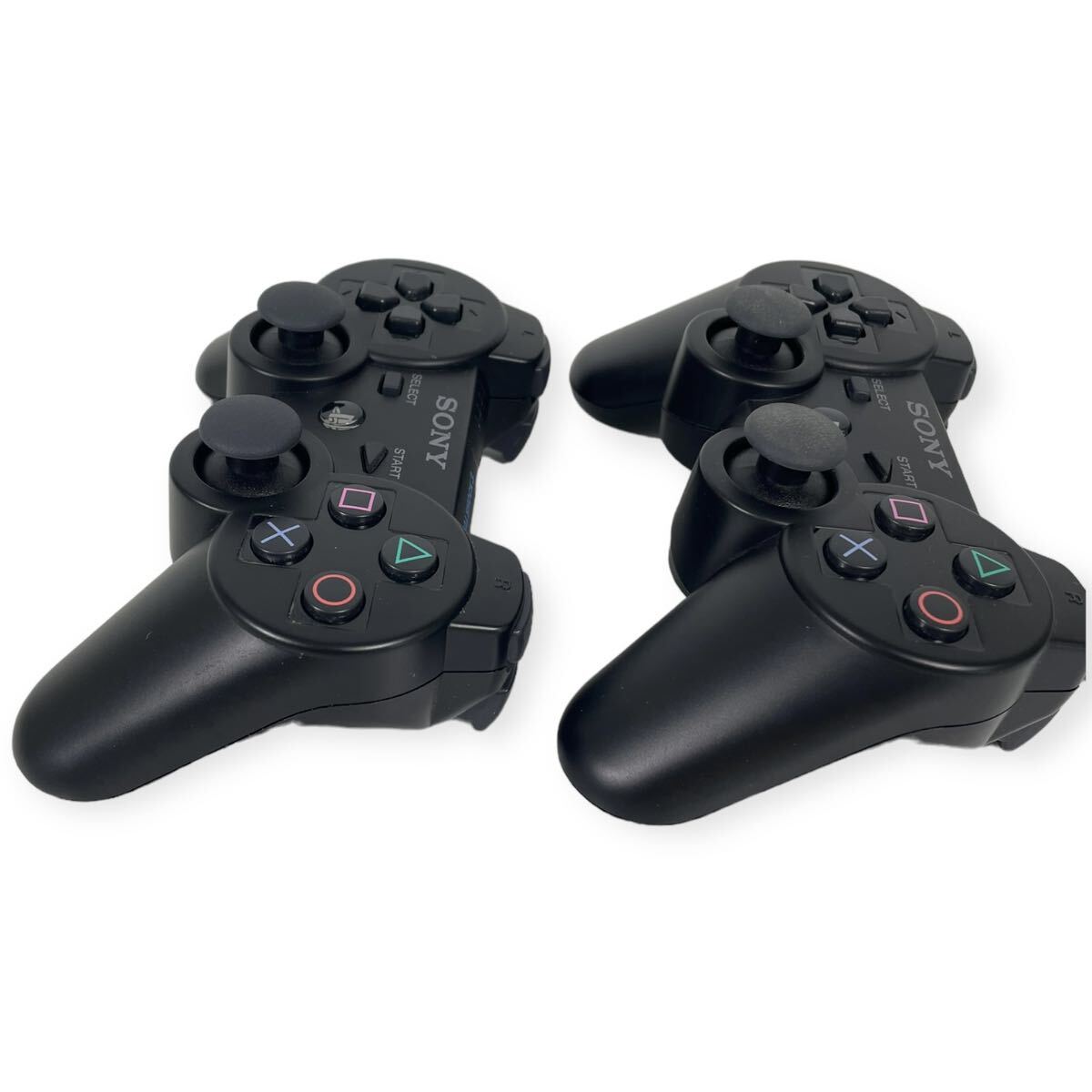 SONY ワイヤレスコントローラ DUALSHOCK3 デュアルショック3 ブラック CECHZC2J 箱付 2個セット_画像7