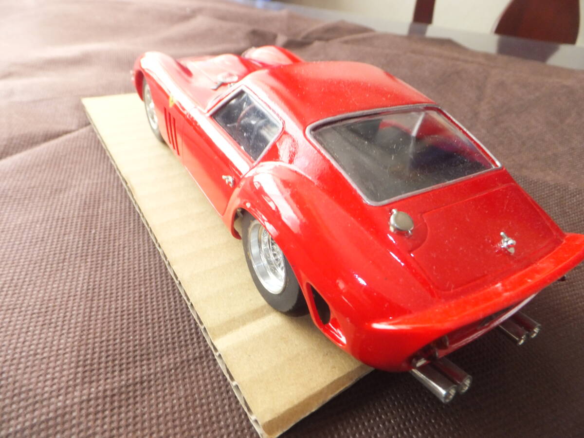 スロットカー 1/24 フェラーリ２５０GTO ボディー（グンゼ）シャーシー（エクセル）の画像5