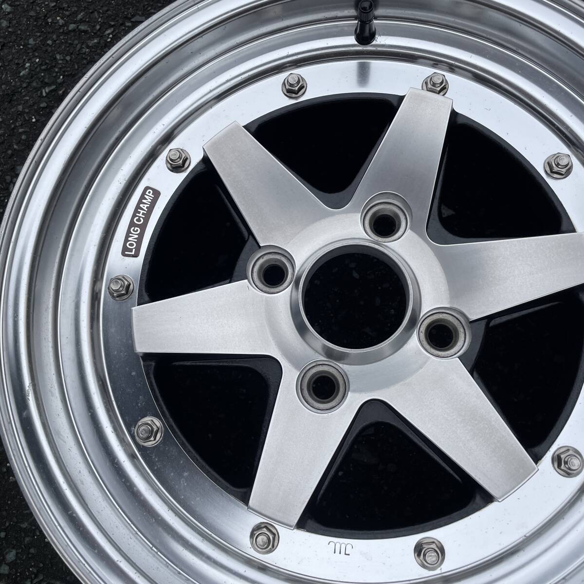 ★美品！当時物！★SSR ロンシャン XR-4 15×6.5J 4穴 PCD114.3 ＋18★深リム！希少！４本★旧車 AE86 GX71 ハコスカ★スピードスター★_画像5