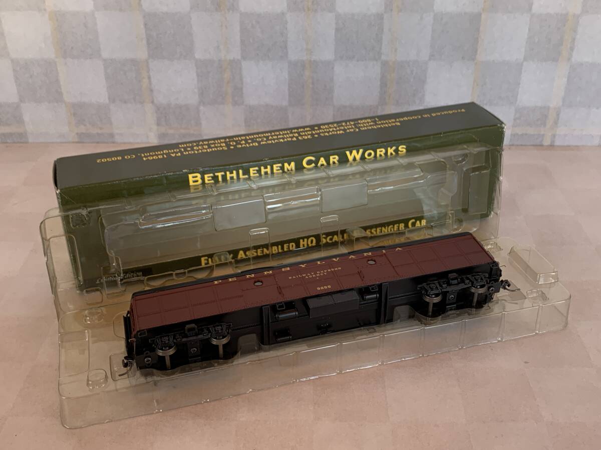 HO 129. BETHEHEM CAR WORKS/ B60b Baggage Car Pennsylvania 9255. BCM5000-2. Intermountain Railway Co._画像3