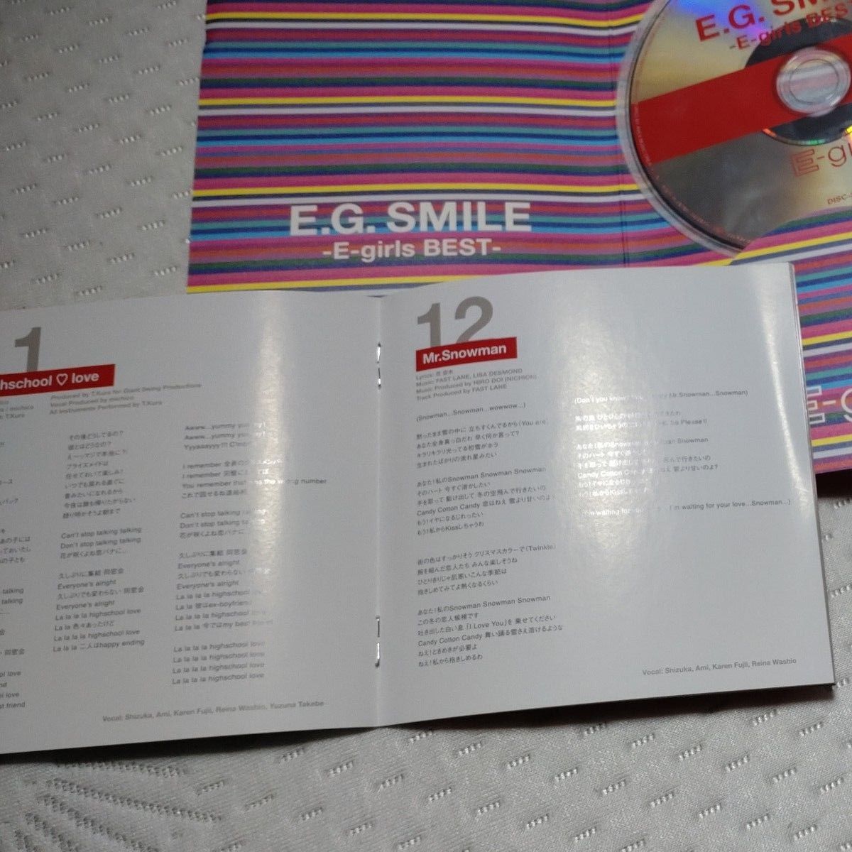 E.G. SMILE  E-girls BEST (2CD + 3DVD）5枚セット ミュージッククリップ ライブ dvd 邦楽 