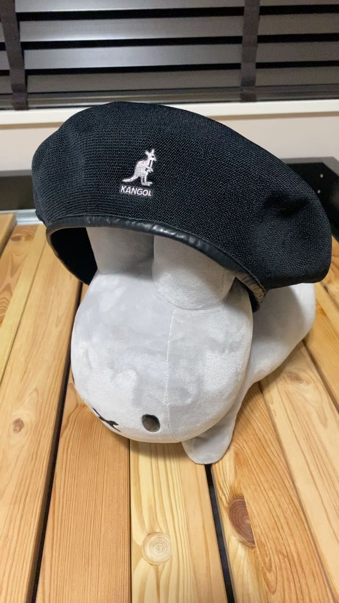 カンゴール KANGOL ハンチング ベレー帽 黒 ブラック 帽子 Rothco GIスタイル XL ユニセックス　wego 韓国