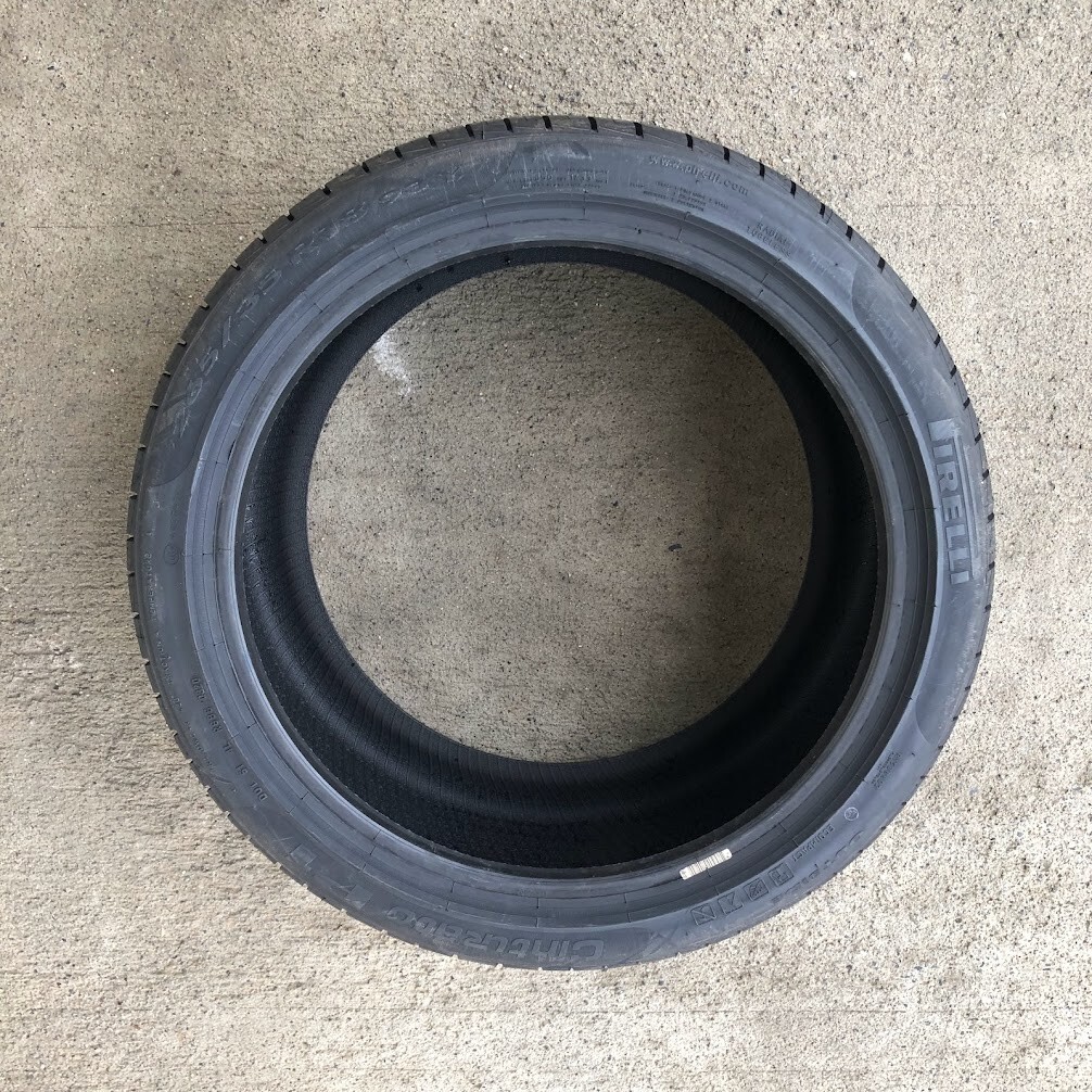 収納袋付 送料無料 新品 4本セット (MS0001.8) 265/35R18 93Y PIRELLI CINTURATO P1 2020年製造 夏タイヤ 265/35/18_画像2