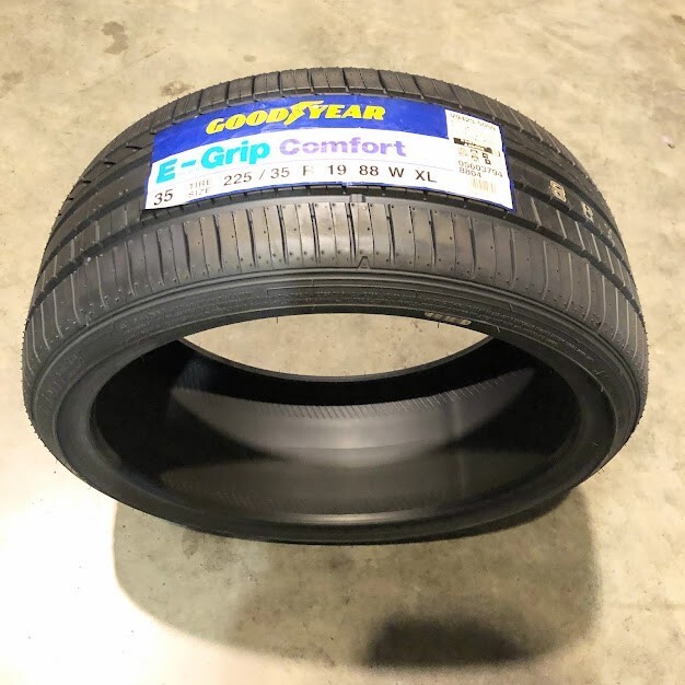 収納袋付 送料別 4本セット (MP0109.8) 225/35R19 88W GOODYEAR EFFICIENTGRIP COMFORT XL 2020年以降製造 屋内保管 225/35/19 夏タイヤ_画像2