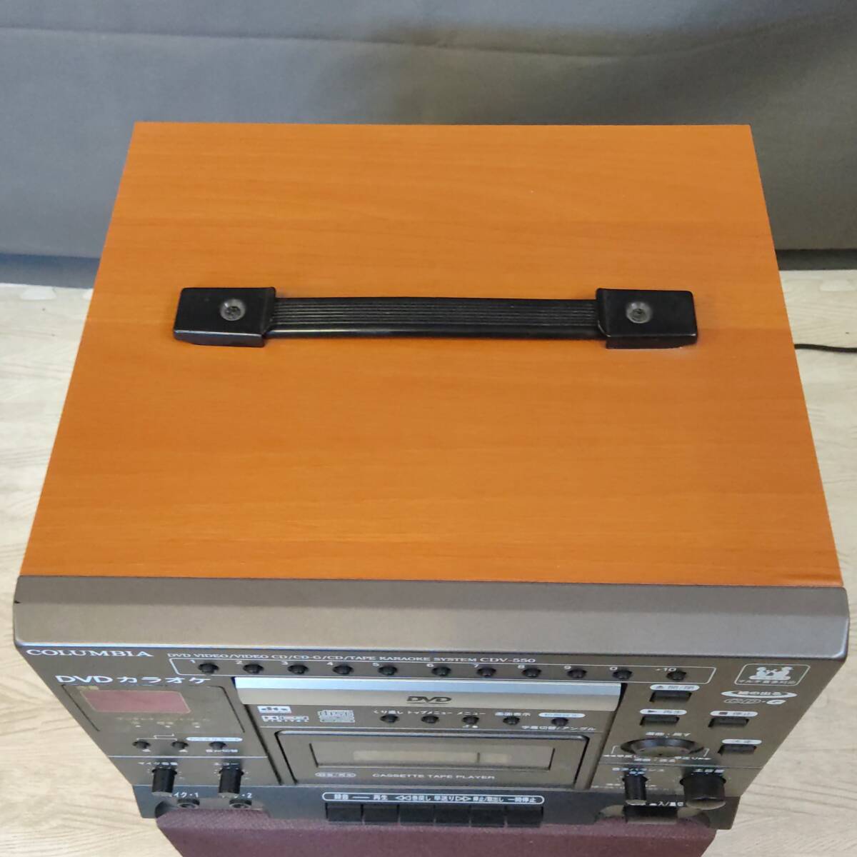 美品 DENON カラオケ機器 CDV-550 キー変更可 DVD/CD/カセット 美品 DENON カラオケ機器 CDV-550 キー変更可 DVD/CD/カセット