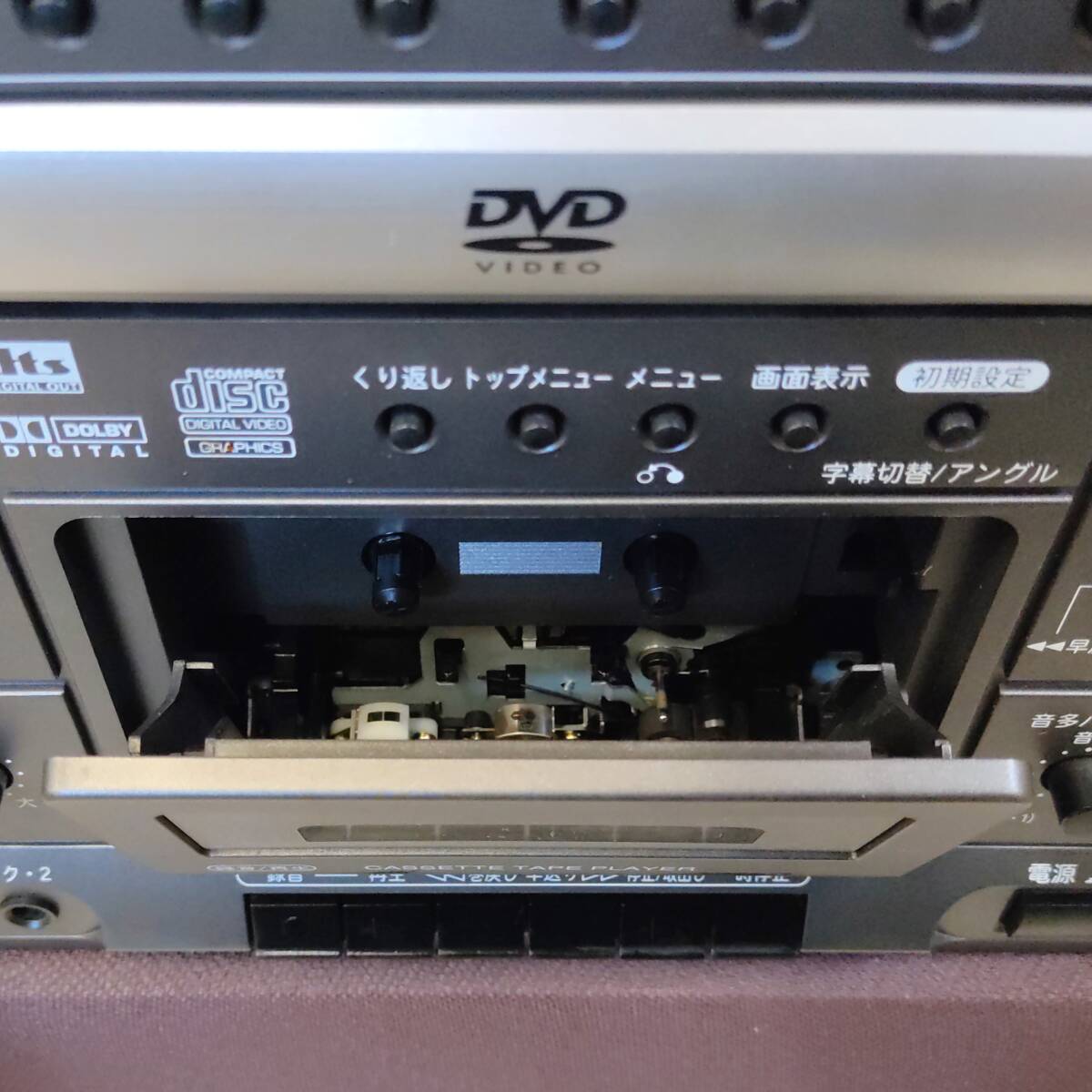 美品 DENON カラオケ機器 CDV-550 キー変更可 DVD/CD/カセット 美品 DENON カラオケ機器 CDV-550 キー変更可 DVD/CD/カセット
