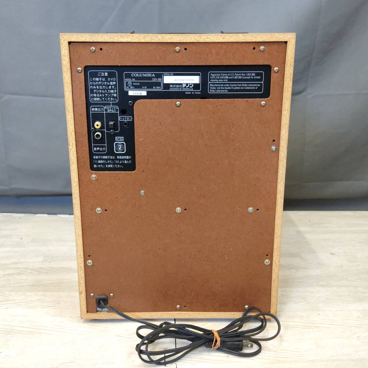 美品 DENON カラオケ機器 CDV-550 キー変更可 DVD/CD/カセット 美品 DENON カラオケ機器 CDV-550 キー変更可 DVD/CD/カセット