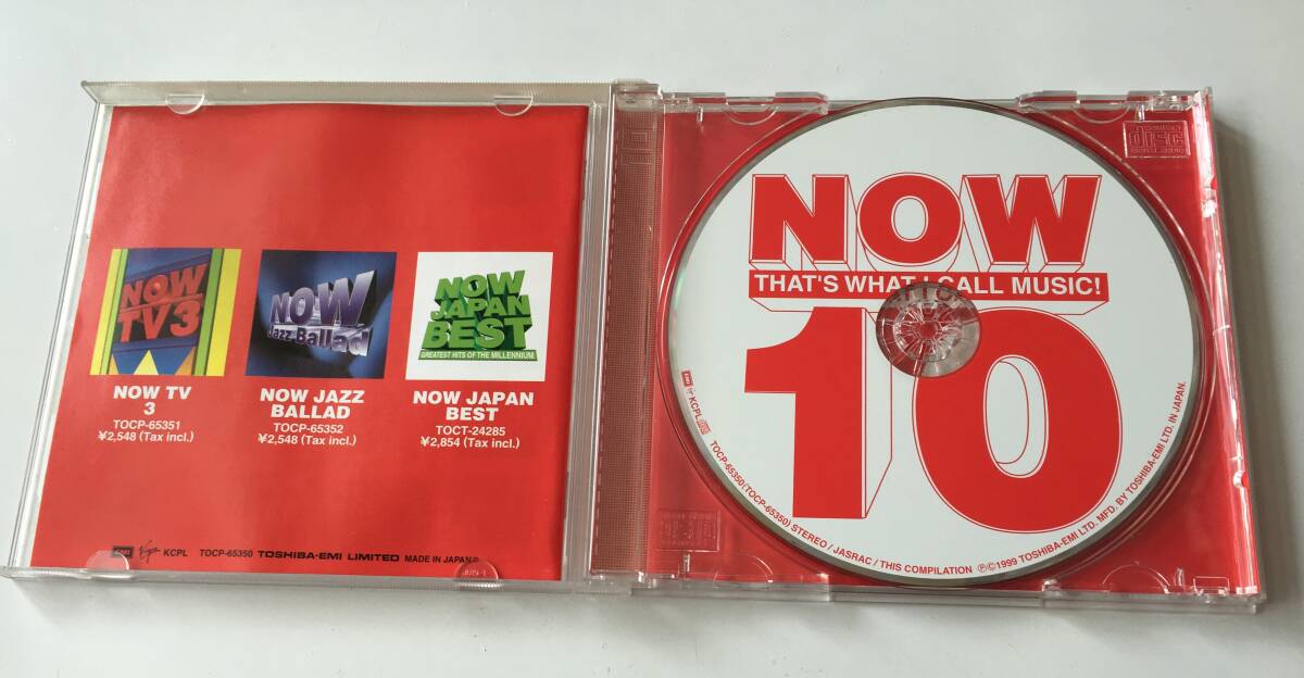 2432CD●NOW 10 That’s What I Call Music! 洋楽 ナウ / ペットショップボーイズ ケミカルブラザーズ フェイ・オン レネ・マーリン_画像3