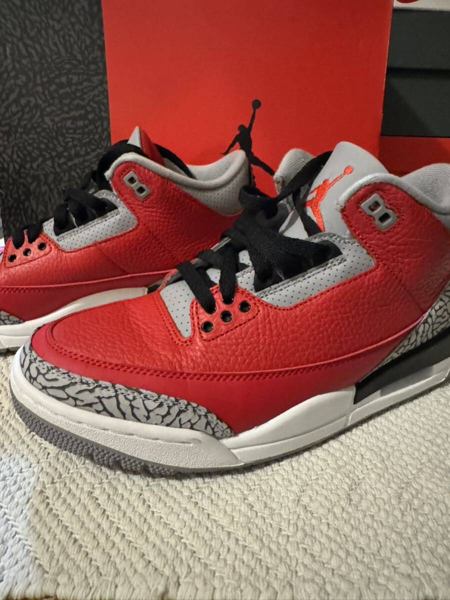 Nike Air Jordan 3 Retro SE Unite Fire Red 美品　26cm_画像1