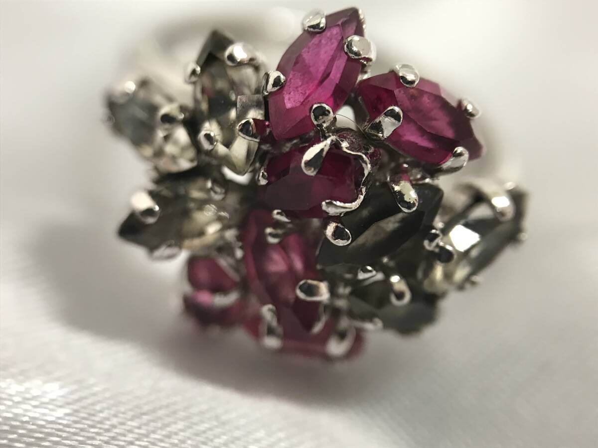 Dior ディオール リング 石 中古品　ピンク系 アンティーク ヴィンテージ #240324-1_画像1