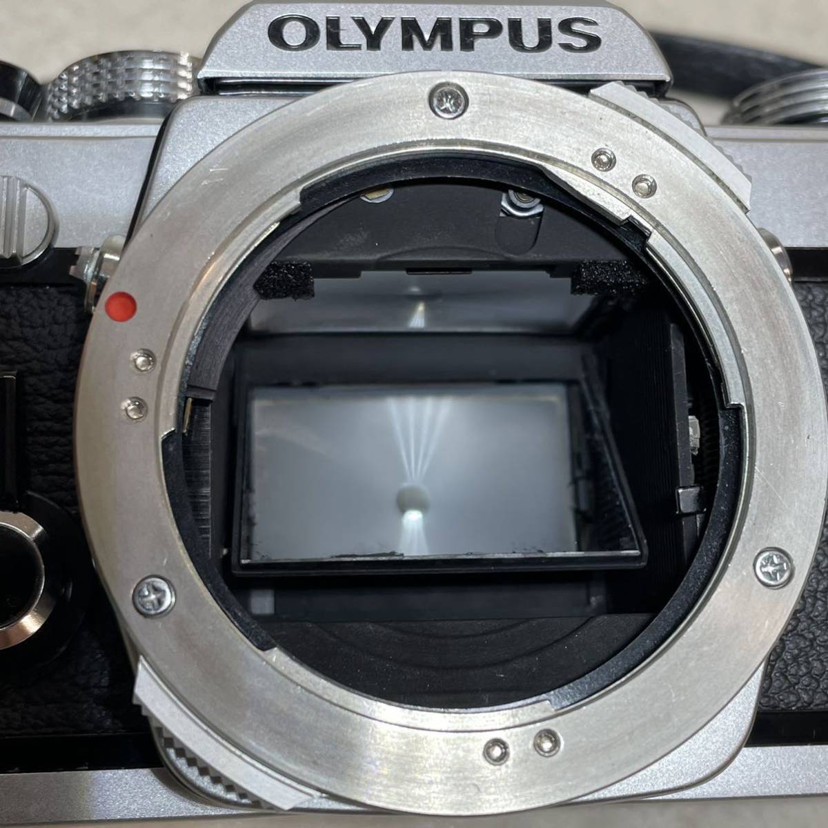 W3-2）OLYMPUS オリンパス OM-1 ボディ フィルムカメラ + レンズ OM-SYSTEM G.ZUIKO AUTO-S 50mm f/1.4 +レンズ フード（134）_画像3