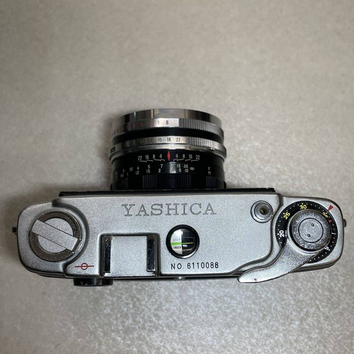 W2-1）YASHICA ヤシカ LYNX-1000 YASHINON 1:1.8 4.5cm レンジファインダー フィルムカメラ （128）の画像3