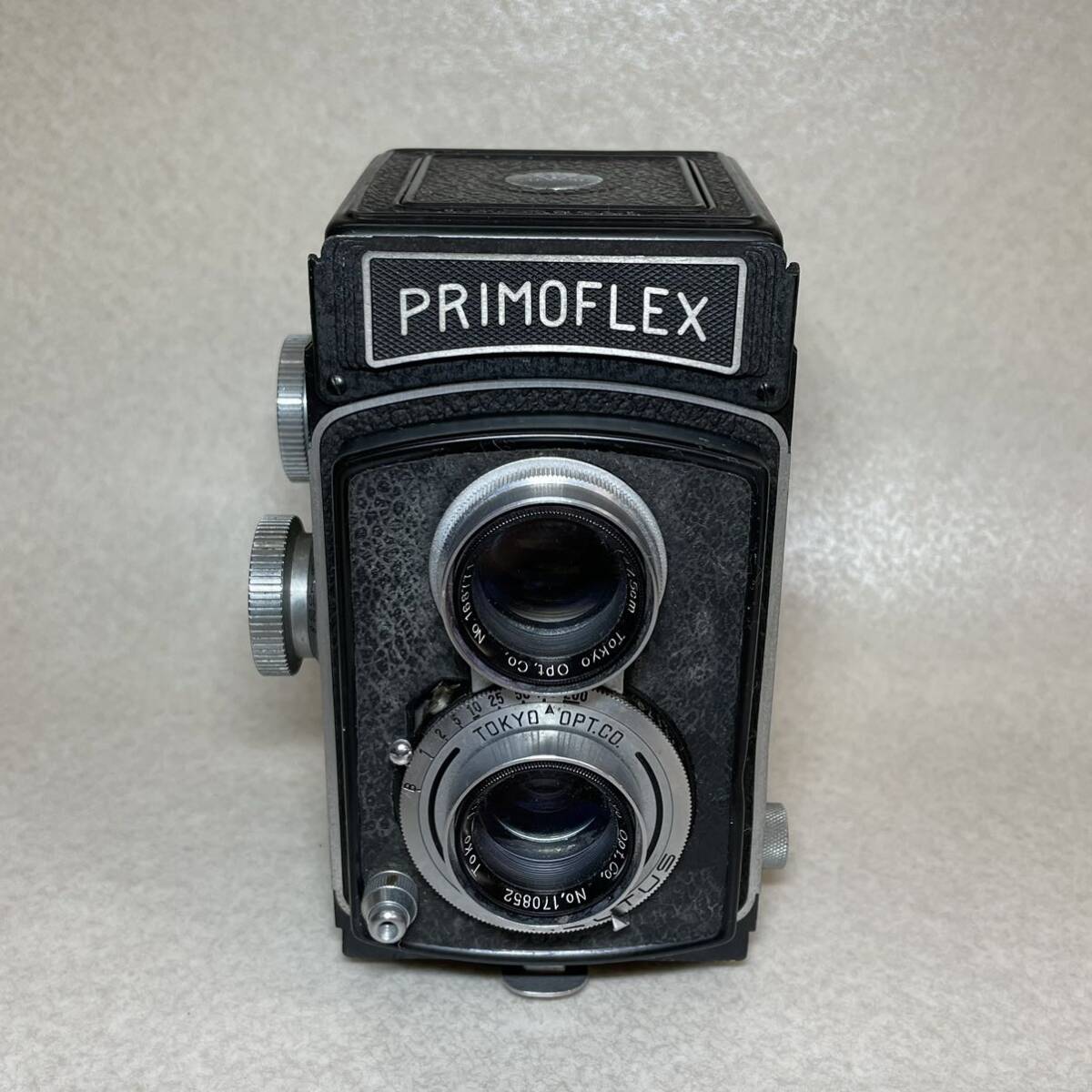 W1-2）PRIMOFLEX TOKO 1:3.5 f=7.5㎝ プリモフレックス 二眼レフ フィルムカメラ　（78）_画像1