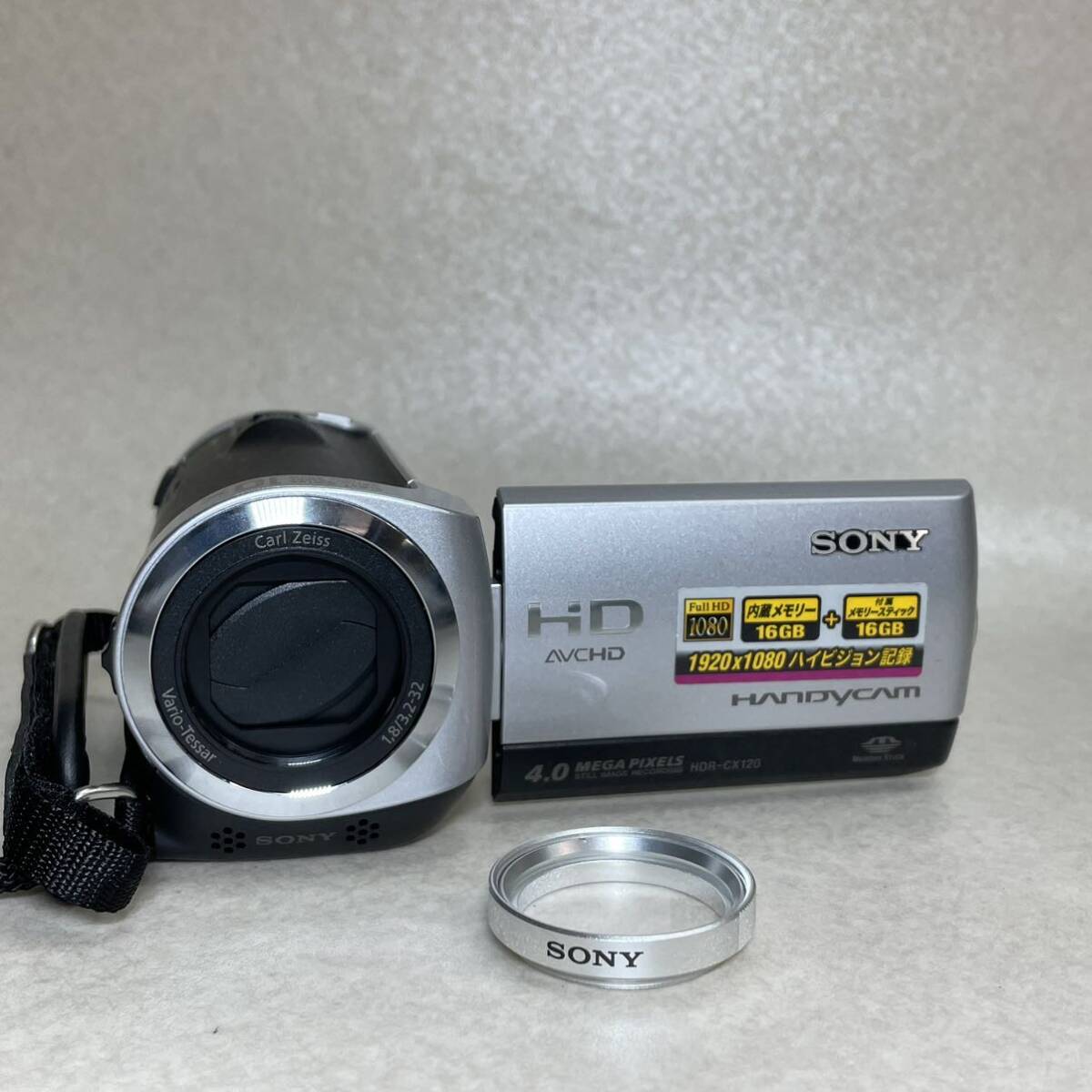 W2-3）SONY ソニー HDR-CX120 Handycam デジタルビデオカメラ （90）_画像3