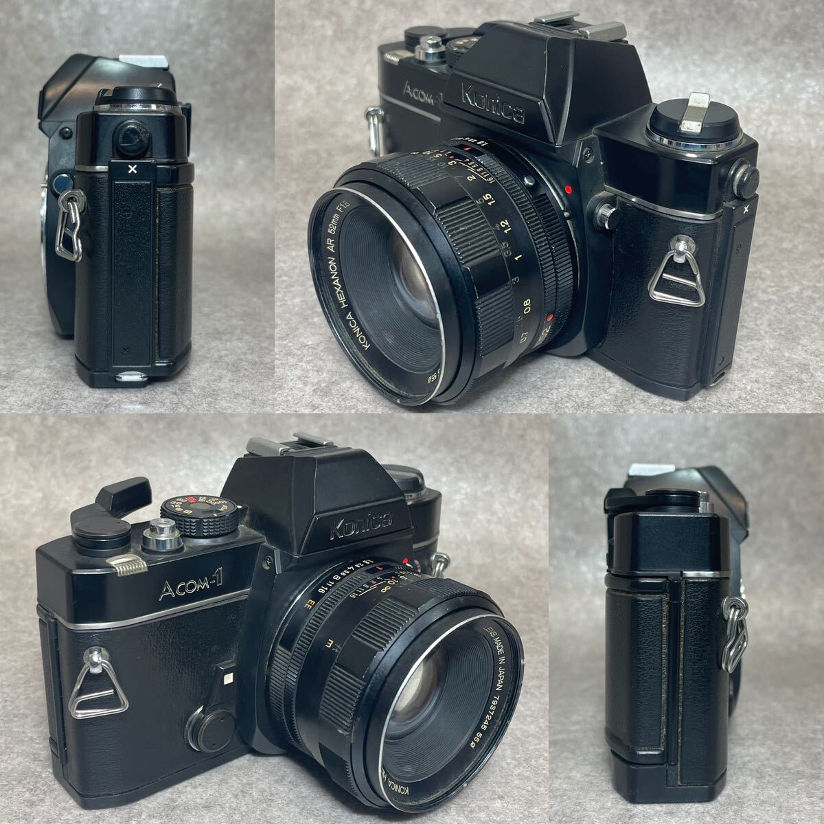W3-2） KONICA コニカ ACOM-1＋HEXANON AR 52mm F1.8 フィルムカメラ （154）の画像5