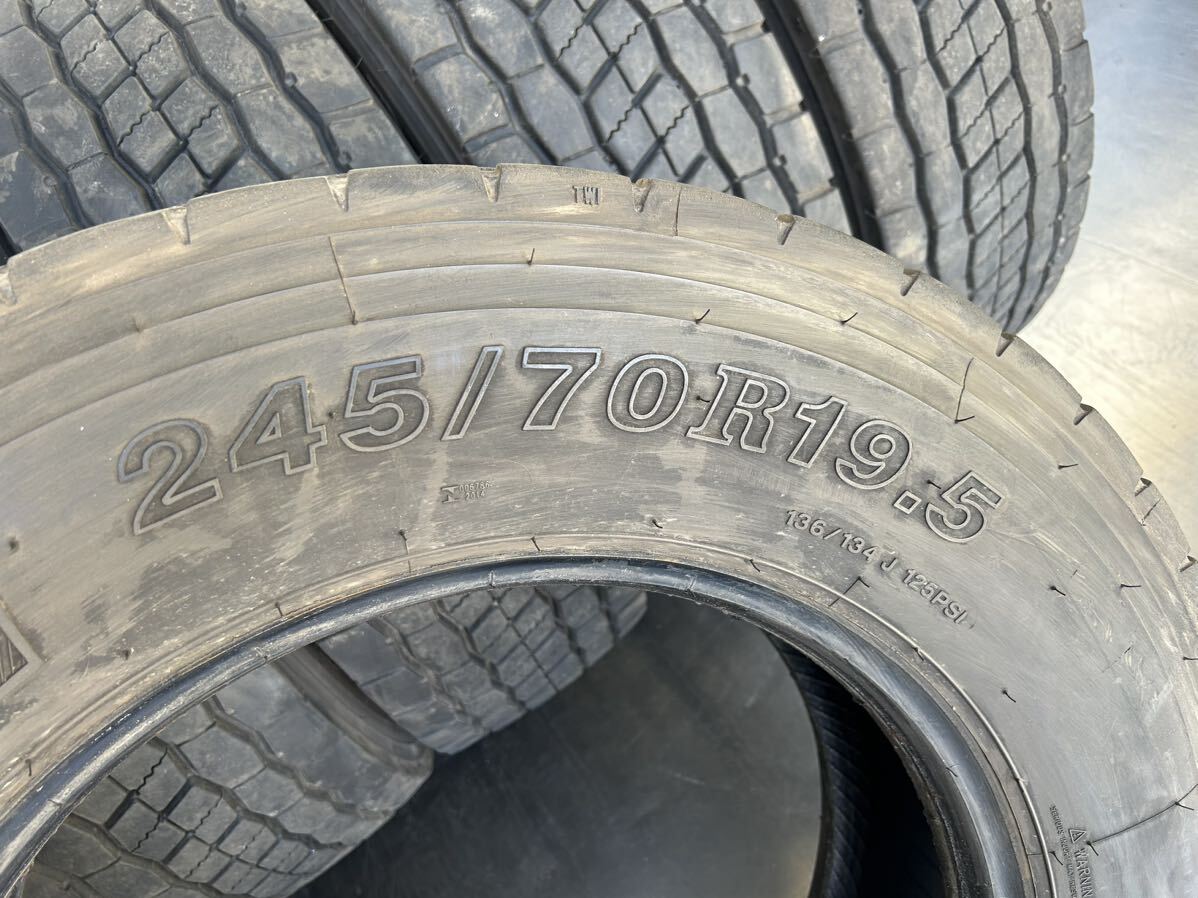 2021年 SAILUN 245/70R19.5 136/134J S880 バリ山ミックス8本セット、10.29mm前後_画像8