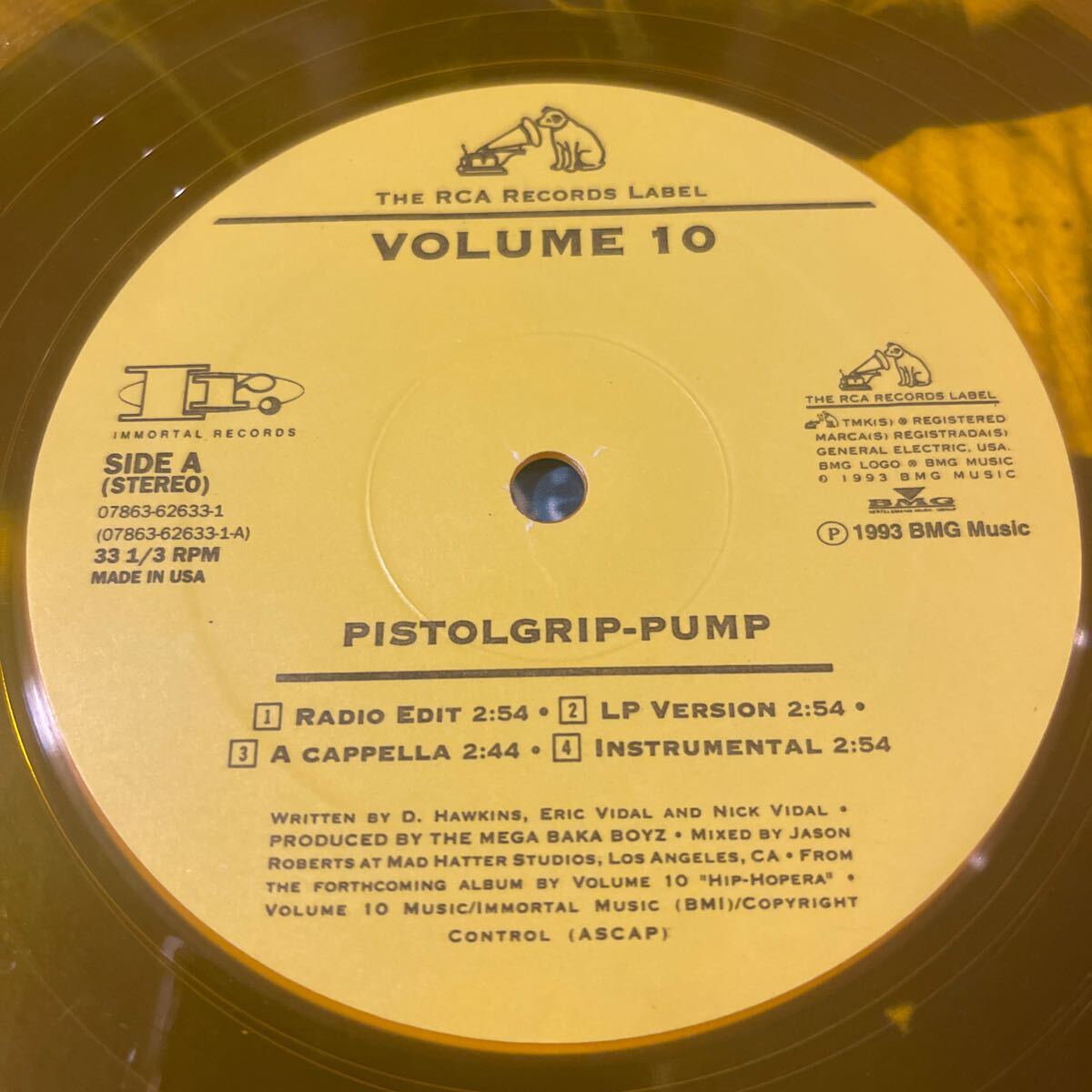 VOLUME 10 / PISTOLGRIP PUMP /レコード/中古/DJ/CLUB/HIPHOP_画像3