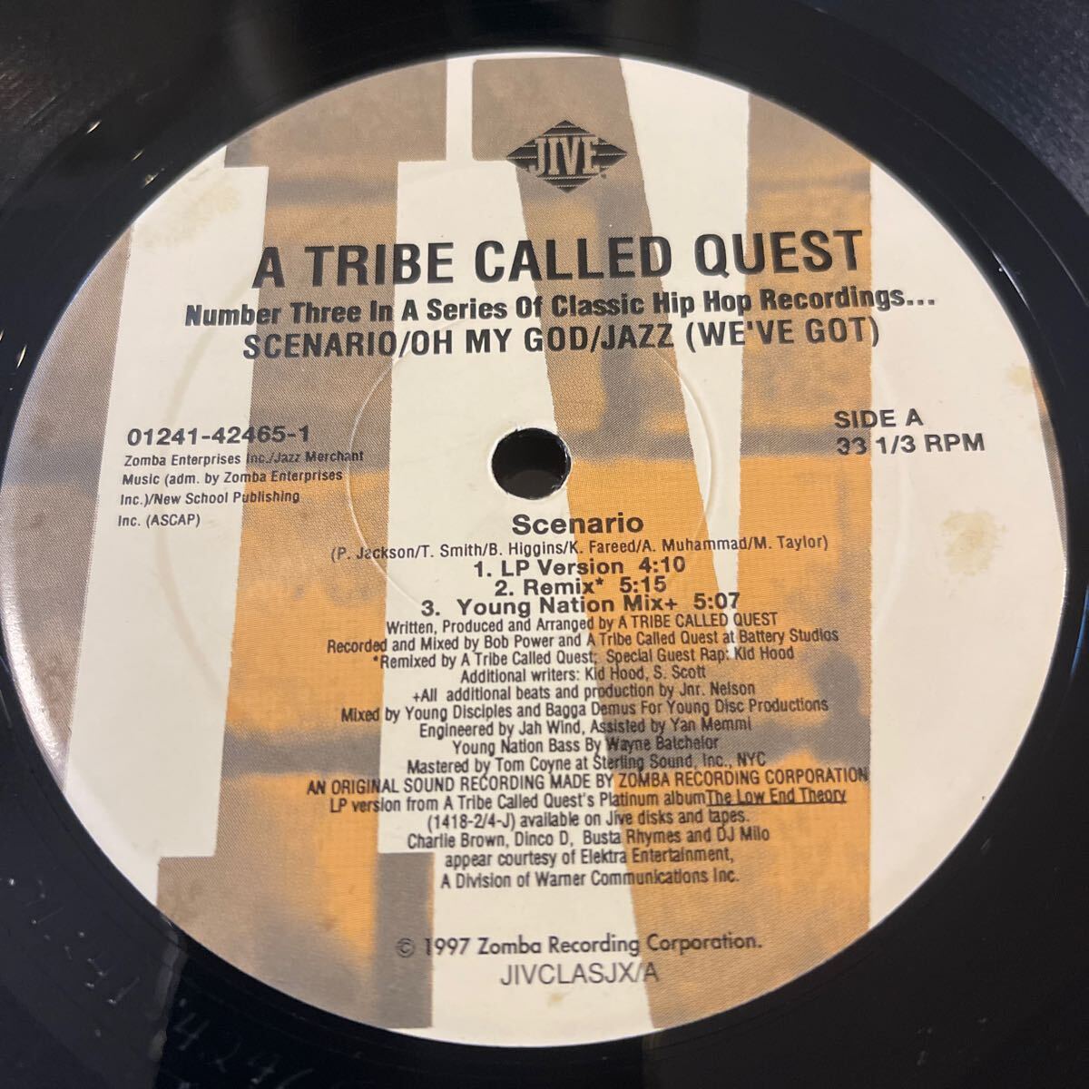 SCENARIO / OH MY GOD / A TRIBE CALLED QUEST /レコード/中古/HIPHOP/DJ/CLUB_画像3