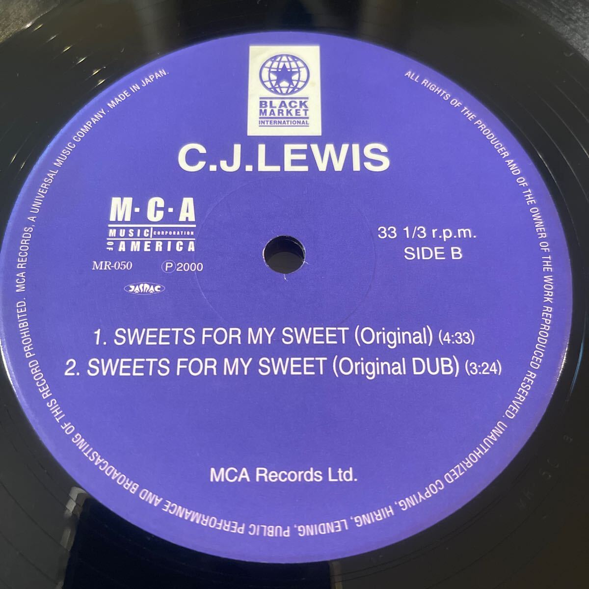 C.J.LEWIS / BEST OF MY LOVE / SWEETS FOR MY SWEET /レコード/中古/DJ/CLUB/ヒット曲の画像4