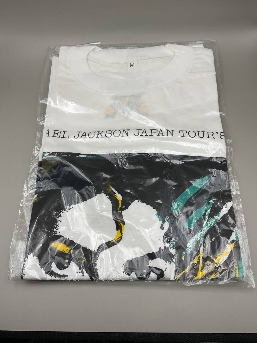 激レア デッドストック マイケルジャクソン 1987年 日本ツアー Tシャツ バッジ 筆箱 他 まとめ バブルス君の画像5
