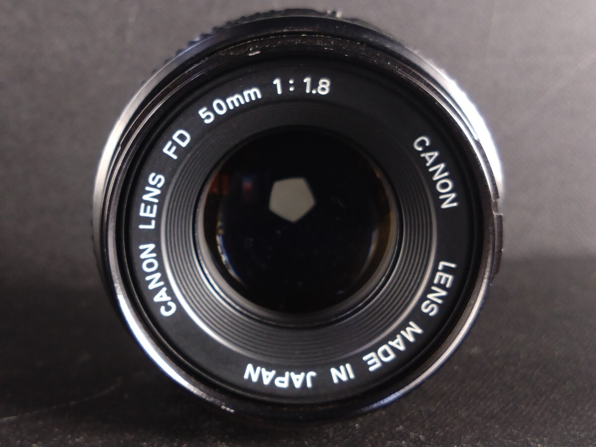 Canon キヤノン CANON LENS FD 50mm 1:1.8 レンズ カメラ 現状品 動作未確認の画像2