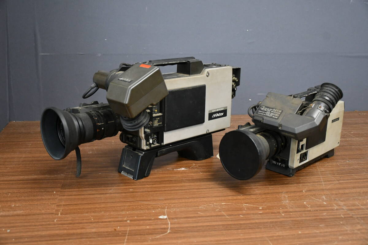 AY3-44 まとめ2点 Victor ビクター 業務用 ビデオカメラ KY-2700 AY3-44 まとめ2点 Victor ビクター 業務用 ビデオカメラ KY-2700