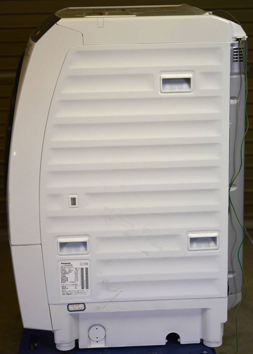 YKK3-1 現状品 Panasonic パナソニック ドラム式洗濯乾燥機 NA-VX3101R 2013年製 9kg 洗濯 クリスタルホワイト 通電動作確認済 直接取引可_画像10