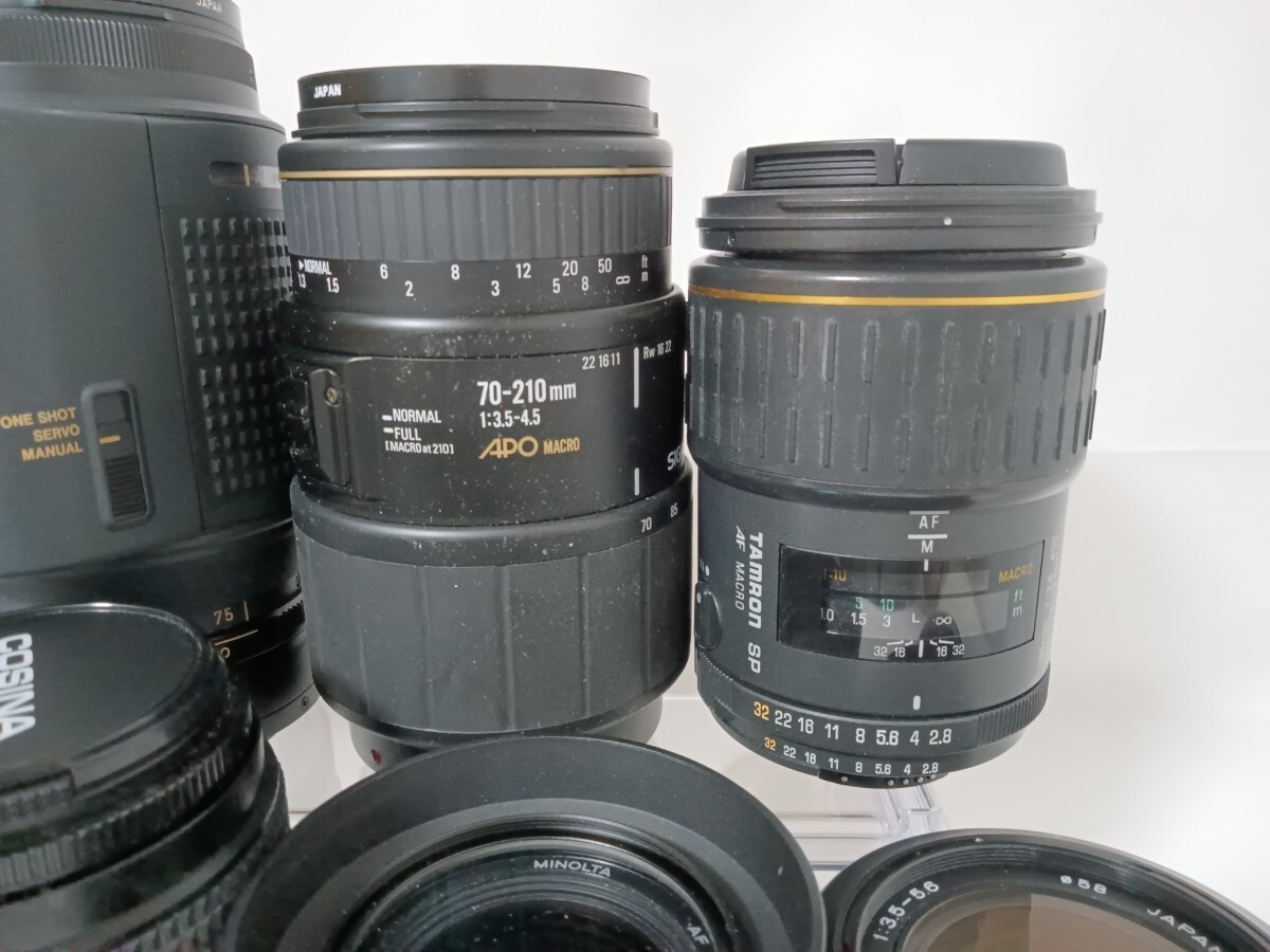 ジャンク Canon MINOLTA含む計12台 AFレンズ 同梱不可 動作未確認 Ｊ302_画像3