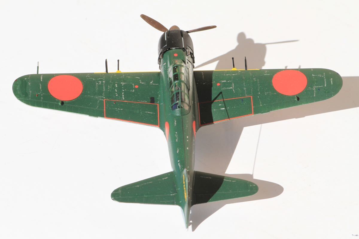 【航空機プラモデル模型完成品】ハセガワ 1/72 日本海軍 空技廠　銀河11型・零式艦上戦闘機 52型丙　2機セット_画像8