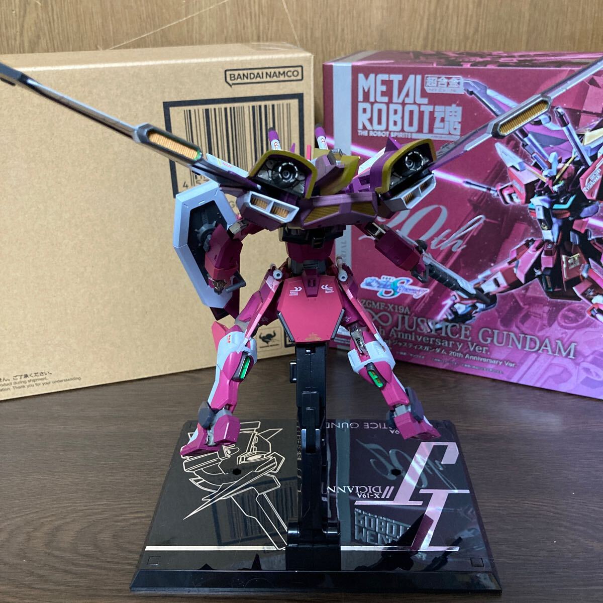 BANDAI METAL ROBOT魂 メタルロボット魂 インフィニットジャスティスガンダム 20th Anniversary Ver. バンダイ 超合金 SEED FREEDOM _画像4