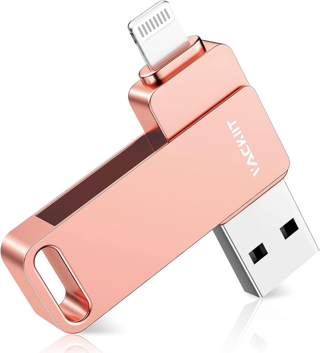 AP109 Vackiit MFi認証 iPhone用USBメモリー 128GB USBフラッシュドライブ 高速USB 3.0