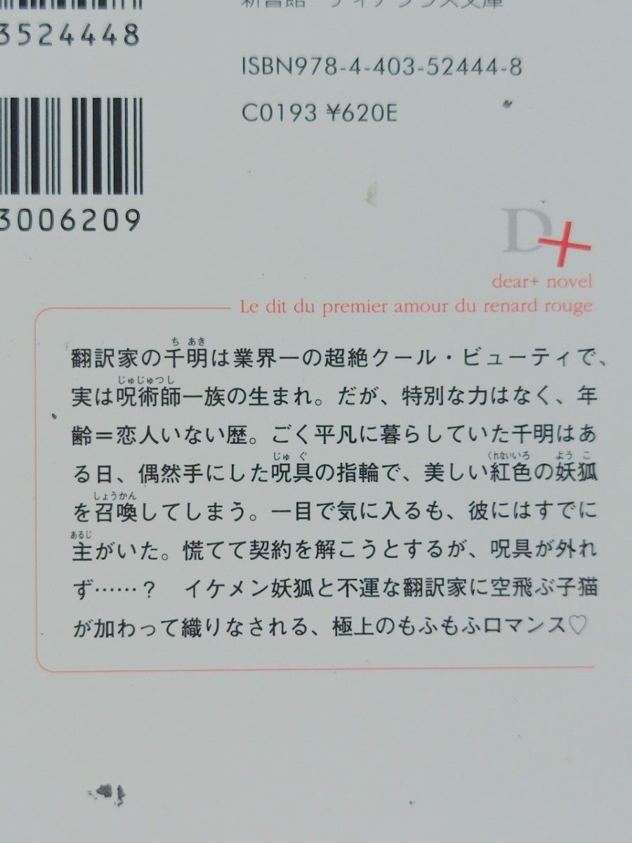 鳥谷しず　紅狐の初恋草子　bl小説