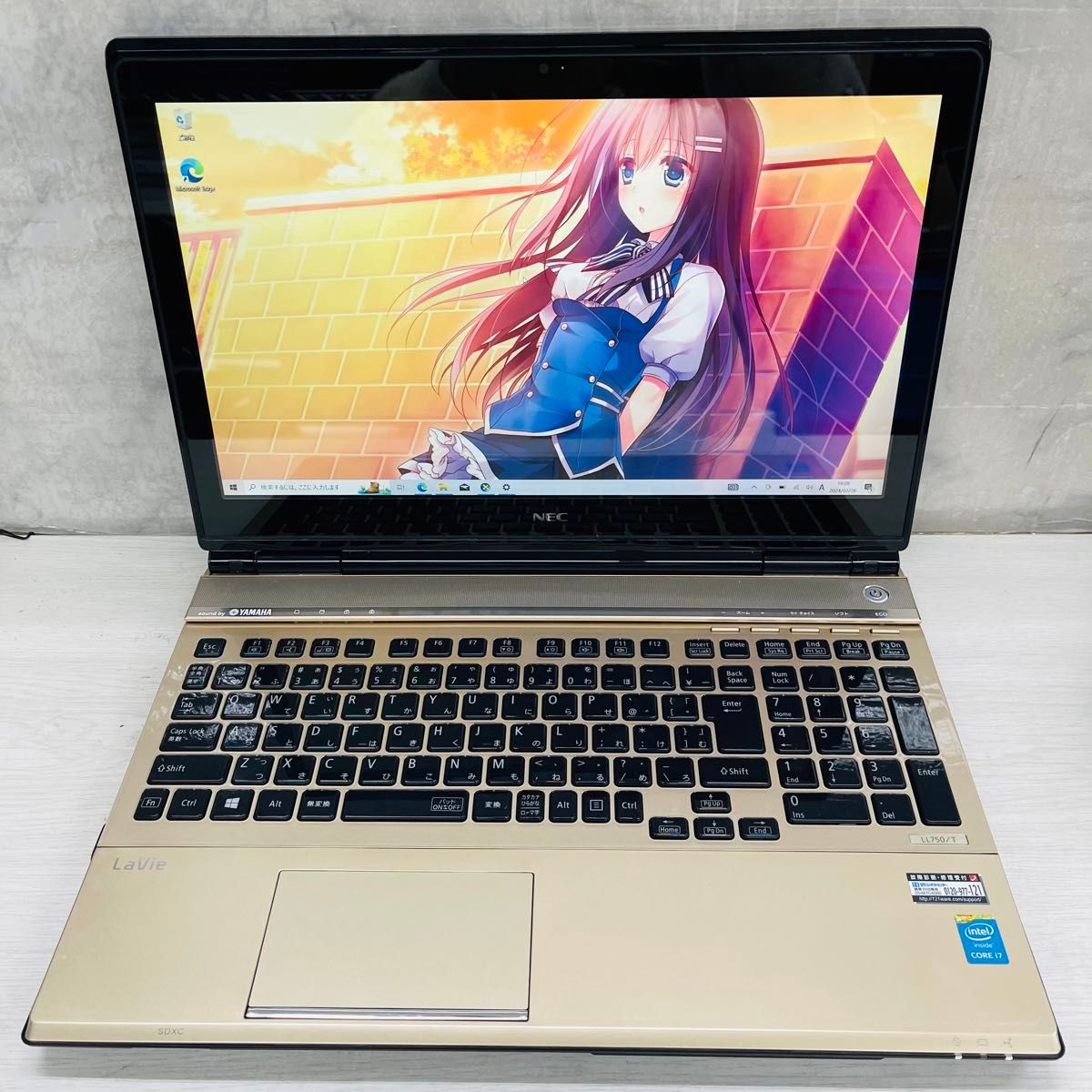 NEC LAVIE LL750/T Windows 10 Home Core i7-4710MQ 8GB NEC LAVIE LL750/T Windows 10 Home Core i7-4710MQ 8GB