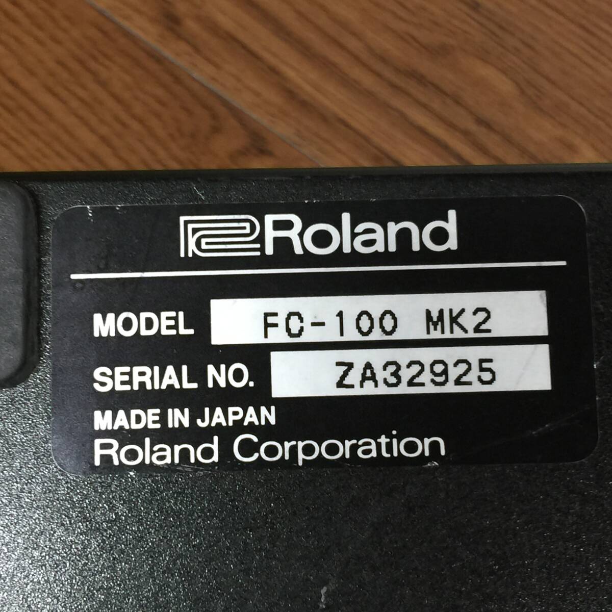 『動作未確認・ジャンク品』Roland ローランド フットコントローラー FC-100Mk2 本体のみ 現状品_画像7