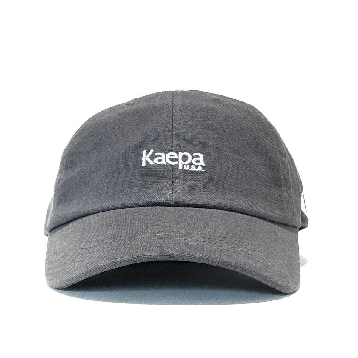 新品・未使用 kaepa ケイパ　デニムキャップ　グレー　デニム　キャップ　帽子 野球帽ハット男女兼用 ストリート コットン