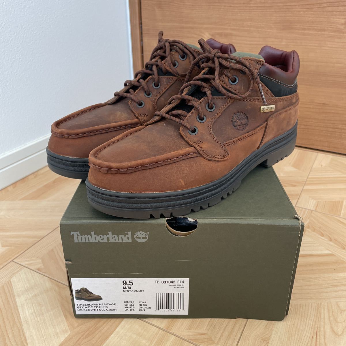 Timberland heritage GTX MOC TOE MID USモデル 新品未使用 US9.5_画像1