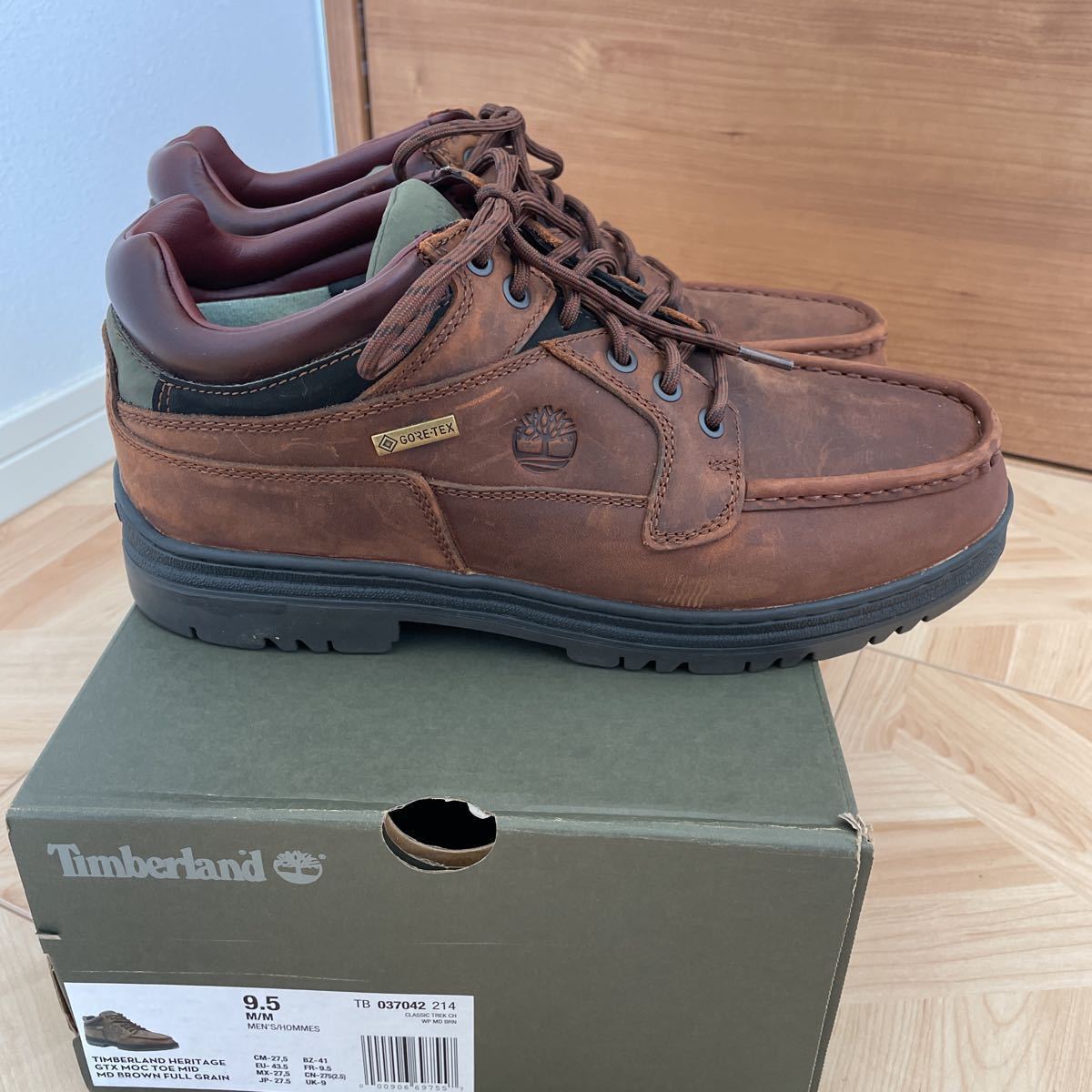 Timberland heritage GTX MOC TOE MID USモデル 新品未使用 US9.5_画像7